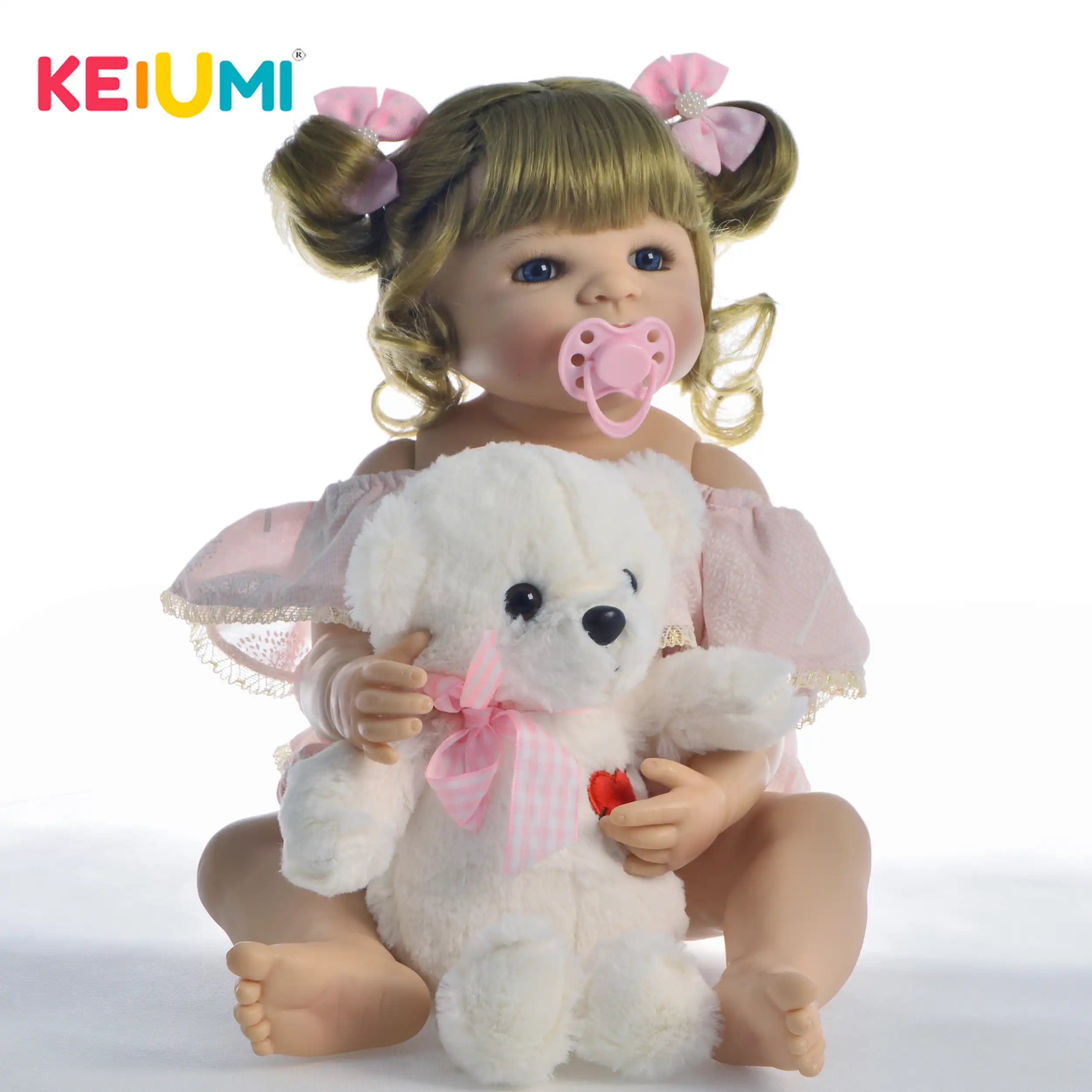 keiumi realistic cute hotsale 23 inch 57 cm reborn baby doll boy