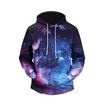 Hoodies Men Women 3D Space Hooded Sweatshirts Blue Galaxy Male Tracksuits Fashion Pullover Brand Quality
Hoodies Men Women 3D Space Hooded Sweatshirts Blue Galaxy Male Tracksuits Fashion Pullover Brand Quality