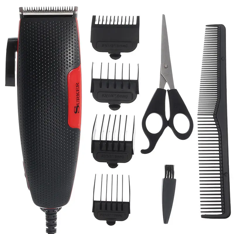 SURKER Electric Hair Clipper Trimmer Barber Styling Tools Cutting Scissors Household Comb Brush
SURKER Electric Hair Clipper Trimmer Barber Styling Tools Cutting Scissors Household Comb Brush