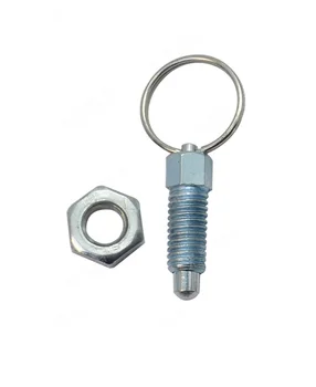 5PCS Carbon Steel M6/M8/M10/M12 Non Locking Type Retractable Pull Spring Plunger with lift Ring Index Plunger Pins Zinc plated
5PCS Carbon Steel M6/M8/M10/M12 Non Locking Type Retractable Pull Spring Plunger with lift Ring Index Plunger Pins Zinc plated