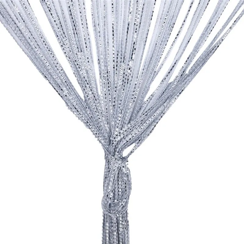 Silver Line String Bead Rope Curtains Vertical Blinds Thread Curtains Window Door Divider Shutters Rollblocks Home Decor
Silver Line String Bead Rope Curtains Vertical Blinds Thread Curtains Window Door Divider Shutters Rollblocks Home Decor