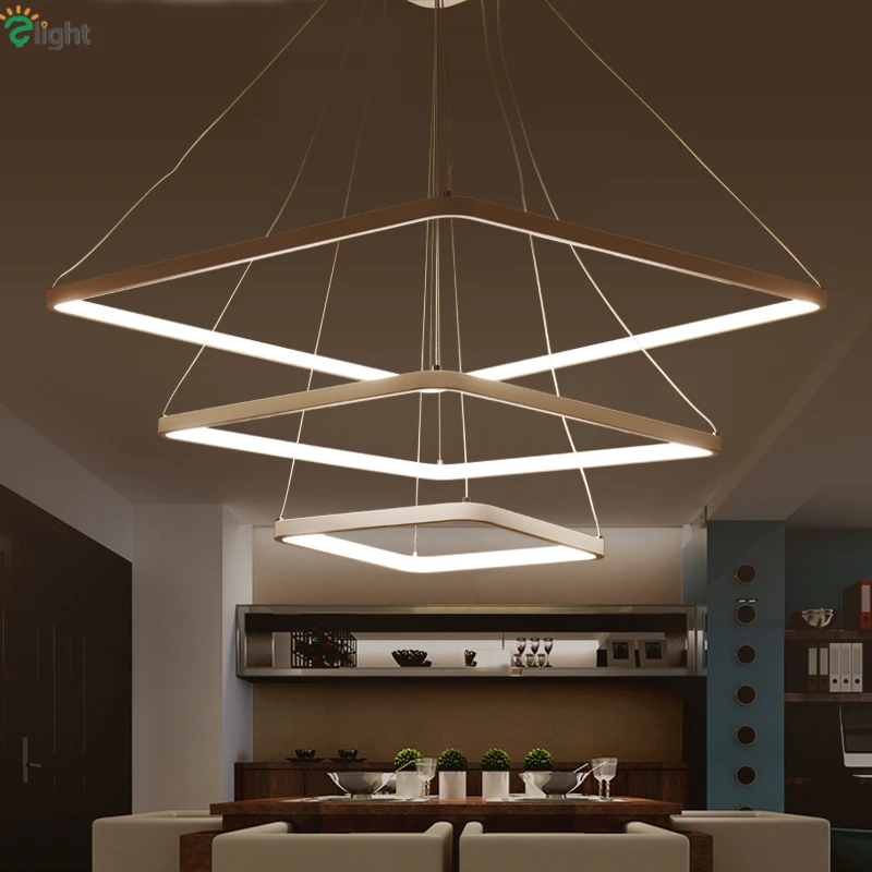 Minimalism Modern Dimmbable Rectangle Led Pendant Light For Living Room Remote Control DIY Pendant Lamp Suspension Luminarias
Minimalism Modern Dimmbable Rectangle Led Pendant Light For Living Room Remote Control DIY Pendant Lamp Suspension Luminarias
