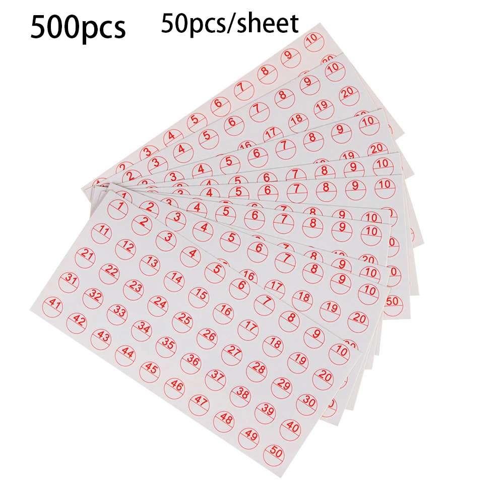 500pcs/PACK Diamond Paint Storage Number Stickers Tags Package Label Distinguish Craft Classification Sticky Embroidery Tool
500pcs/PACK Diamond Paint Storage Number Stickers Tags Package Label Distinguish Craft Classification Sticky Embroidery Tool