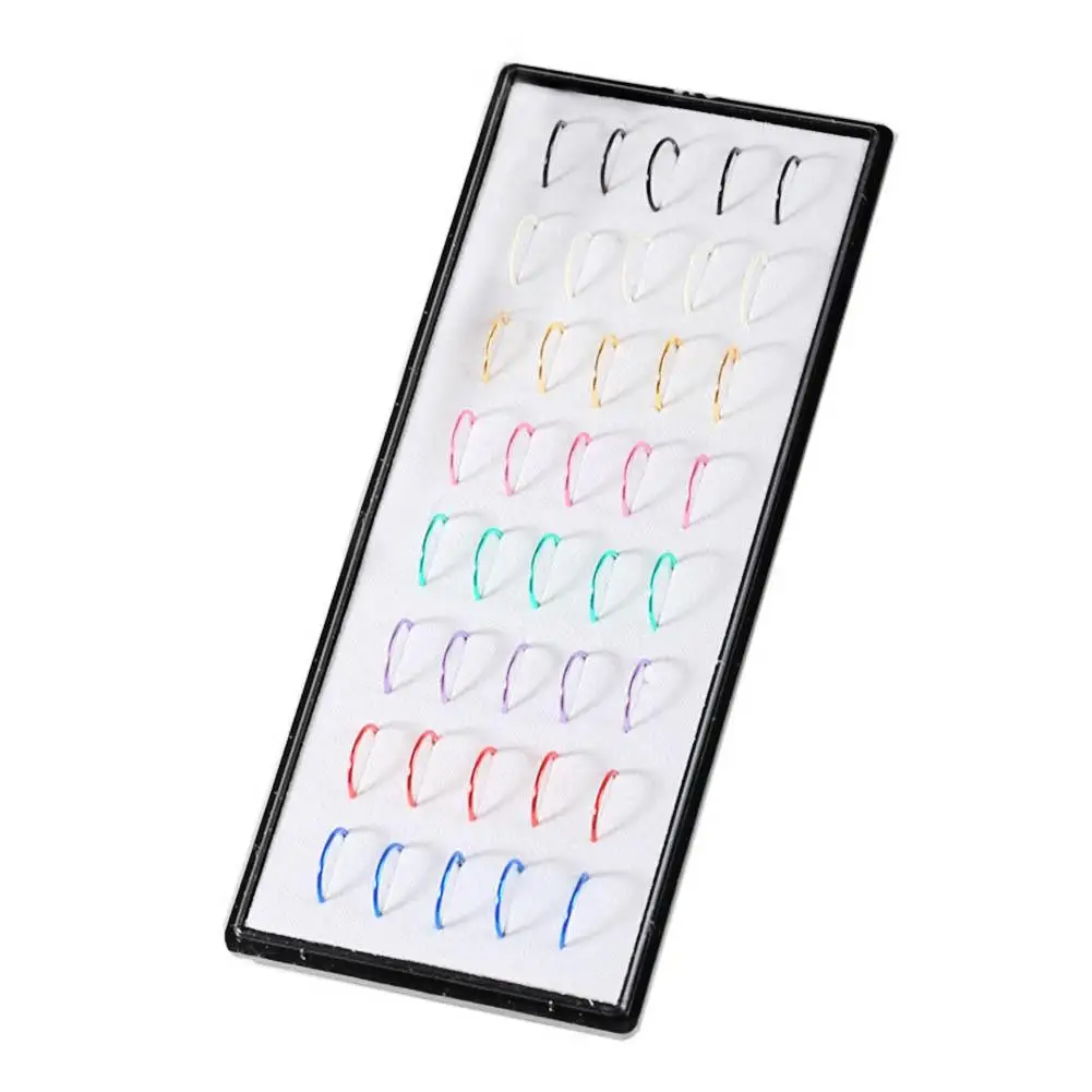 Hot!!! 40Pcs/Set Unisex Opening Circle Stainless Steel Nose Nail Ring Piercing Jewelry
Hot!!! 40Pcs/Set Unisex Opening Circle Stainless Steel Nose Nail Ring Piercing Jewelry