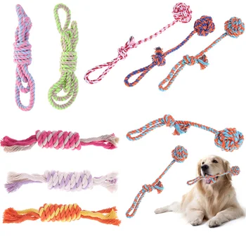 Resistant Pet Dog Molars Chew Toy Braided Cotton Rope Chew Teething Toys for Small Medium Large Dog Pet Products
Resistant Pet Dog Molars Chew Toy Braided Cotton Rope Chew Teething Toys for Small Medium Large Dog Pet Products