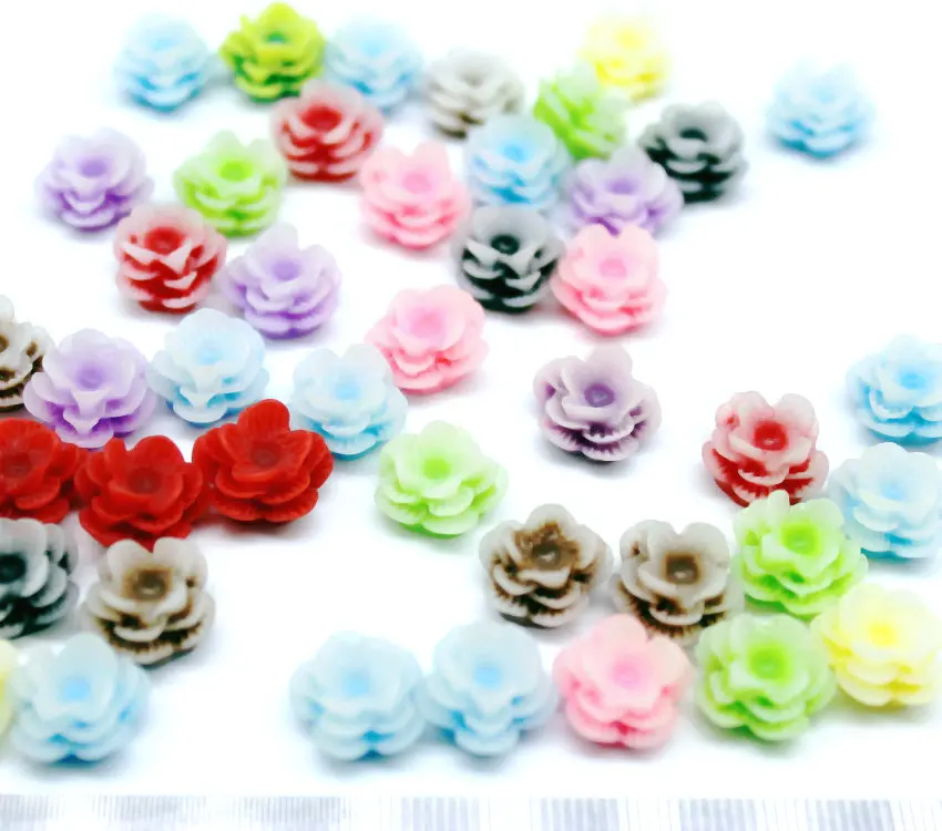 60pcs mix colors 13mm Resin 2-Tone Rose-Type Cabochons random mix colors or you pick 
60pcs mix colors 13mm Resin 2-Tone Rose-Type Cabochons random mix colors or you pick