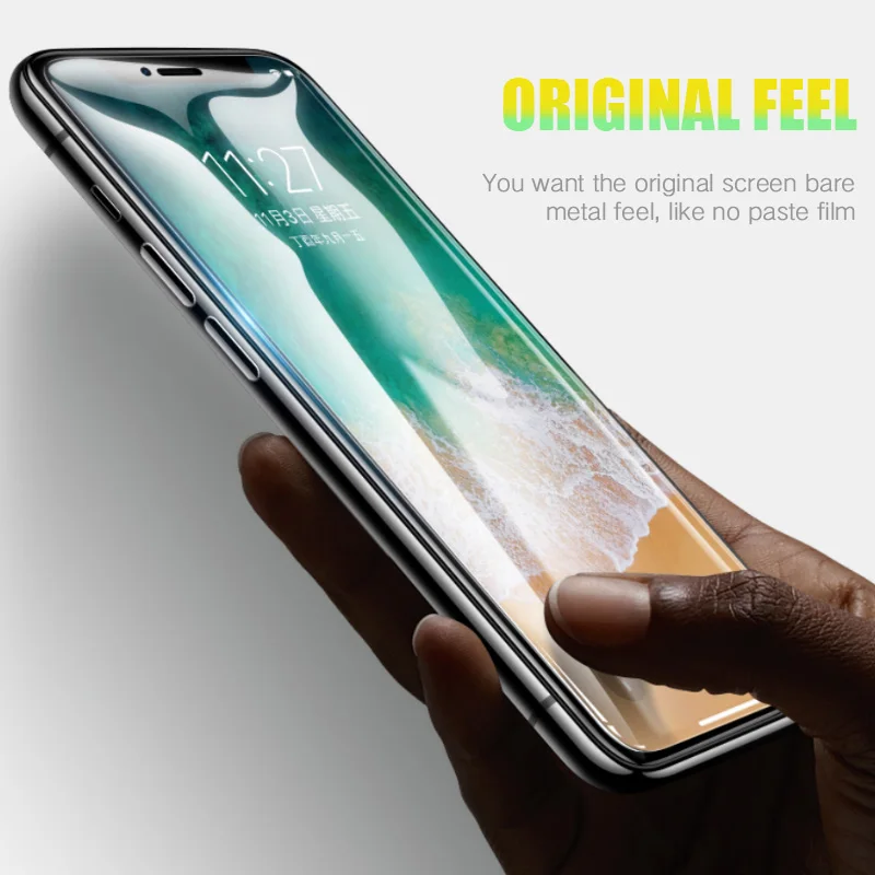 VOERO-6D-360-Curved-Edge-Tempered-Glass-for-iPhone-7-6s-8-Plus-Screen-New-6D