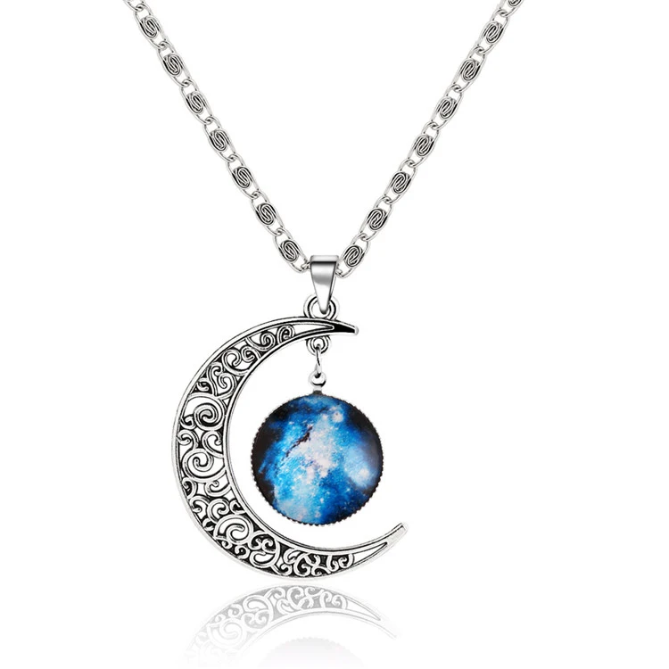 H:HYDE Silver Color Jewelry Fashion Moon Statement Necklace Glass Lovely Necklace&Pendants Fine Jewerly
H:HYDE Silver Color Jewelry Fashion Moon Statement Necklace Glass Lovely Necklace&Pendants Fine Jewerly