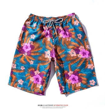 Men's summer fashion casual Hawaiian beach pants drawstring pocket floral lovers beach pants straight tube shorts
Men's summer fashion casual Hawaiian beach pants drawstring pocket floral lovers beach pants straight tube shorts