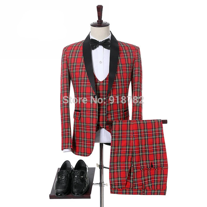 Handsome Groomsmen Shawl Lapel Groom Tuxedos Mens Wedding Dress Man Jacket Blazer Prom Dinner (Jacket+Pants+Tie+Vest) A225
Handsome Groomsmen Shawl Lapel Groom Tuxedos Mens Wedding Dress Man Jacket Blazer Prom Dinner (Jacket+Pants+Tie+Vest) A225