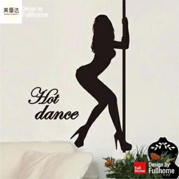 Dance girl Pole dancing bar KTV music dance training classroom adornment cabinet glass wall stickers
Dance girl Pole dancing bar KTV music dance training classroom adornment cabinet glass wall stickers