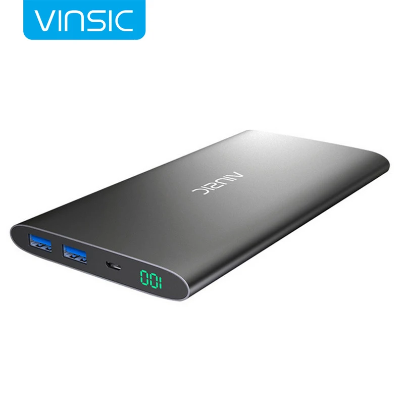 Vinsic 211 for iphone 5 6 7 Portable Charger 12000mAh Power Bank Ultra Slim Dual USB High-capacity Rechargeable External Battery
Vinsic 211 for iphone 5 6 7 Portable Charger 12000mAh Power Bank Ultra Slim Dual USB High-capacity Rechargeable External Battery