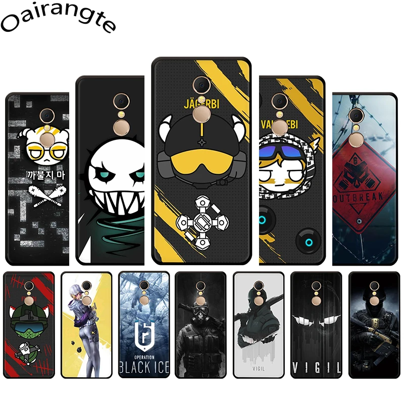 Rainbow Six Siege Soft phone cover case for Redmi 4A 4X 5 6 5A 6A 7 Go Note 5 6 7 Pro
Rainbow Six Siege Soft phone cover case for Redmi 4A 4X 5 6 5A 6A 7 Go Note 5 6 7 Pro