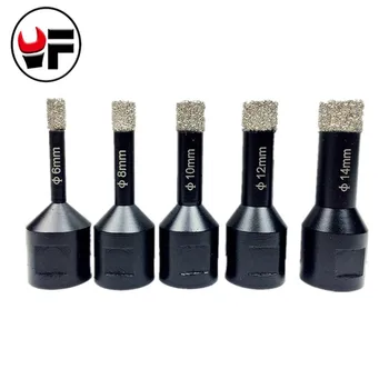 ALLSOME Professional Vacuum Brazed Diamond Drilling Core Bits Dry Drilling Diameter 6mm 8mm 10mm 12mm 14mm HT1070-1075
ALLSOME Professional Vacuum Brazed Diamond Drilling Core Bits Dry Drilling Diameter 6mm 8mm 10mm 12mm 14mm HT1070-1075