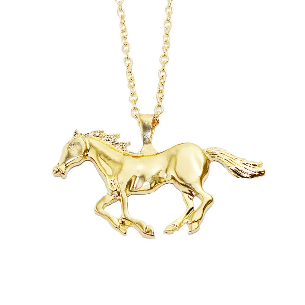 Fashion Charm Silver/Gold Jewelry Running Horse Pendant Necklace Statement Necklace For Women
Fashion Charm Silver/Gold Jewelry Running Horse Pendant Necklace Statement Necklace For Women