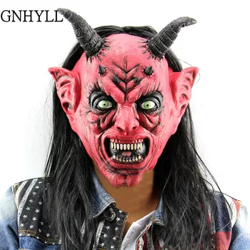 GNHYLL New Scary Adult Costume Horn Mask Horror Party Cosplay Halloween Latex Scary Horns Red Devil Mask for Party Cosplay
GNHYLL New Scary Adult Costume Horn Mask Horror Party Cosplay Halloween Latex Scary Horns Red Devil Mask for Party Cosplay