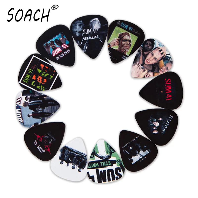 SOACH 50pcs/lot 0.46/0.71/1.0 mm Bass Guitar picks Plucked string Instrument Accessories Guitarra/Acoustic guitar paddle/ukulele
SOACH 50pcs/lot 0.46/0.71/1.0 mm Bass Guitar picks Plucked string Instrument Accessories Guitarra/Acoustic guitar paddle/ukulele