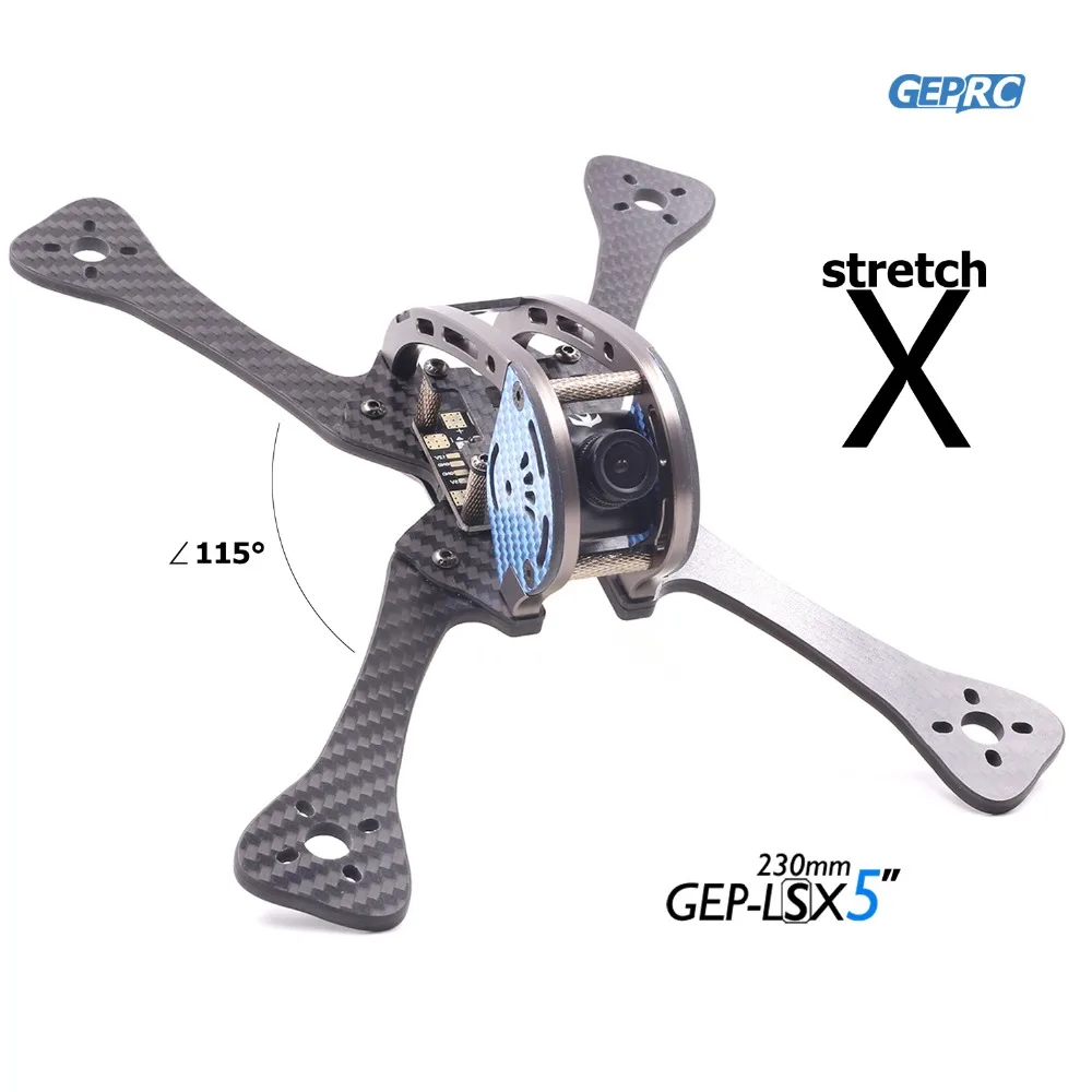 GEPRC GEP-LSX5 X4 X6 Frame X Carbon Fiber FPV Frame with Output 5v 3A and 12V 0.5A BEC PDB for Racing Drone QAV-X210 QAV-X250
GEPRC GEP-LSX5 X4 X6 Frame X Carbon Fiber FPV Frame with Output 5v 3A and 12V 0.5A BEC PDB for Racing Drone QAV-X210 QAV-X250