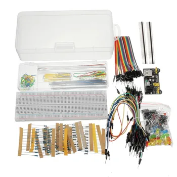 New Arrival Power Supply Module 830 Hole Breadboard Resistor Capacitor LED Kit For Arduino Beginner
New Arrival Power Supply Module 830 Hole Breadboard Resistor Capacitor LED Kit For Arduino Beginner
