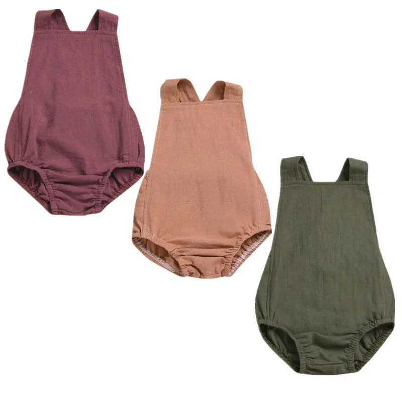 Baby Romper Infant Newborn Baby Boy Girl Jumpsuit Sleeveless Romper Cotton Clothes Outfits Size 0-18M
Baby Romper Infant Newborn Baby Boy Girl Jumpsuit Sleeveless Romper Cotton Clothes Outfits Size 0-18M