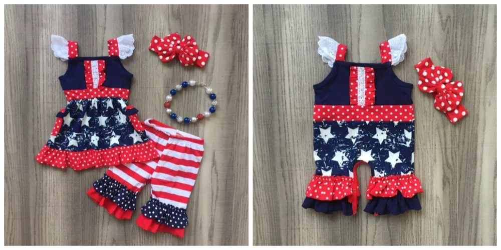 new baby girls Summer clothes cotton star stripe boutique shorts red white navy romper toddler outfitsJuly 4th match accessories
new baby girls Summer clothes cotton star stripe boutique shorts red white navy romper toddler outfitsJuly 4th match accessories