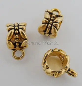 Free Shipping 200Pcs Tibetan Golden Tone Flower Bail Beads Connector Charms Pendants 12x8mm For Jewelry Making Craft DIY
Free Shipping 200Pcs Tibetan Golden Tone Flower Bail Beads Connector Charms Pendants 12x8mm For Jewelry Making Craft DIY