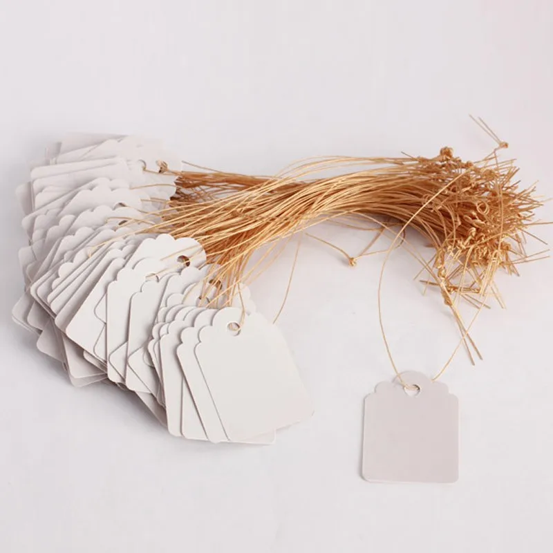 100Pcs/lot Plants Hang Tag Labels Seedling Garden Flower Pot Plastic Tags Number Plate Hanging Reusable PVC Garden Tools