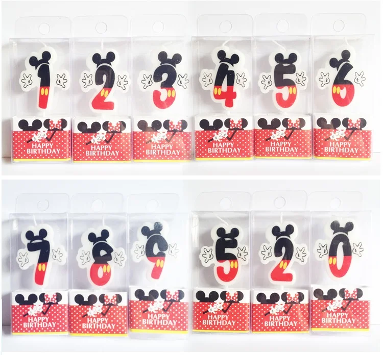 Mickey Minnie Mouse Candle 0 1 2 3 4 5 6 7 8 9 Birthday Candle Anniversary Cake Numbers Age Candle Party Supplies Decoration
Mickey Minnie Mouse Candle 0 1 2 3 4 5 6 7 8 9 Birthday Candle Anniversary Cake Numbers Age Candle Party Supplies Decoration