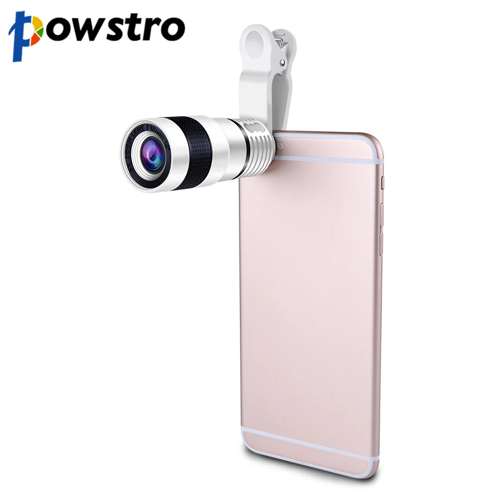 Powstro 8x зум Оптический Телефон телескоп портативный мобильный телефон