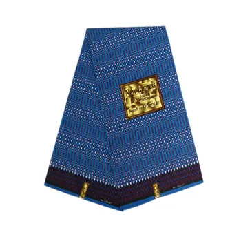 Blue Stripe African Prints Wax Fabric for Cloth 6yards Nigerian Batik Cloth Fabric Ghana Kente Wax Fabric For Dress Suit
Blue Stripe African Prints Wax Fabric for Cloth 6yards Nigerian Batik Cloth Fabric Ghana Kente Wax Fabric For Dress Suit