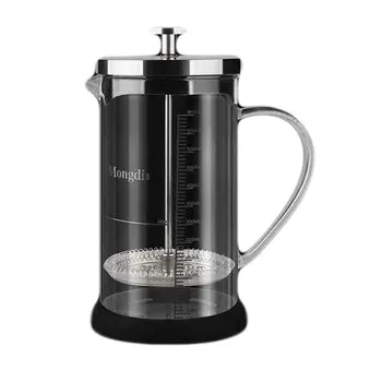 French Press 600ml New Product Filter Coffee Pot Household Heat-resisting Glass Multipurpose Make Coffee Jasmine Tea Milk Bubble
French Press 600ml New Product Filter Coffee Pot Household Heat-resisting Glass Multipurpose Make Coffee Jasmine Tea Milk Bubble