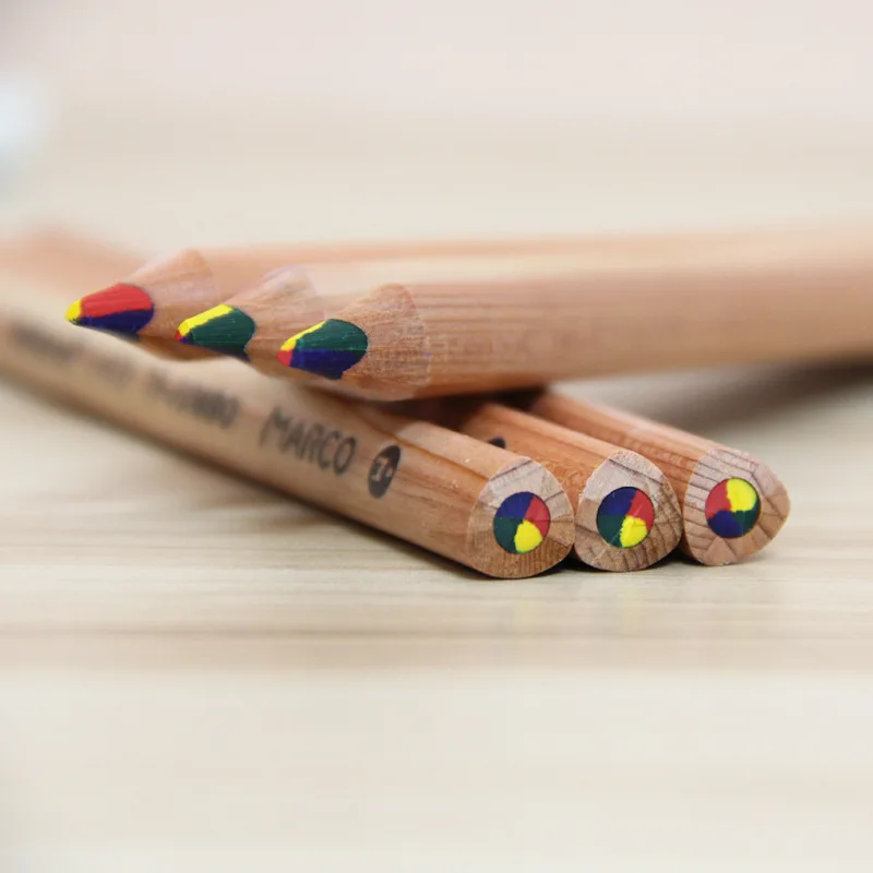 6pcs/box wooden Cute colored pencils creative rainbow pencils 4colors/pencil DIY diaries children graffiti gift Pencil sharpener
6pcs/box wooden Cute colored pencils creative rainbow pencils 4colors/pencil DIY diaries children graffiti gift Pencil sharpener