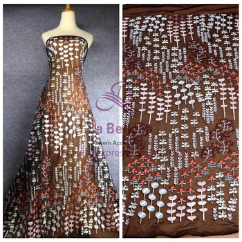 La Belleza New brand mixed on black mesh lace fabric 1 yard wedding/bridal/evening dress lace fabric 51'' width SN171207
La Belleza New brand mixed on black mesh lace fabric 1 yard wedding/bridal/evening dress lace fabric 51'' width SN171207