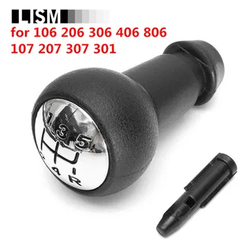 Black Chromed 5 Speed MT Gear Shift Knob for PEUGEOT 107 207 307 301 106 206 306 406 806 Gearshift Shifter Lever Stick Pen Arm
Black Chromed 5 Speed MT Gear Shift Knob for PEUGEOT 107 207 307 301 106 206 306 406 806 Gearshift Shifter Lever Stick Pen Arm
