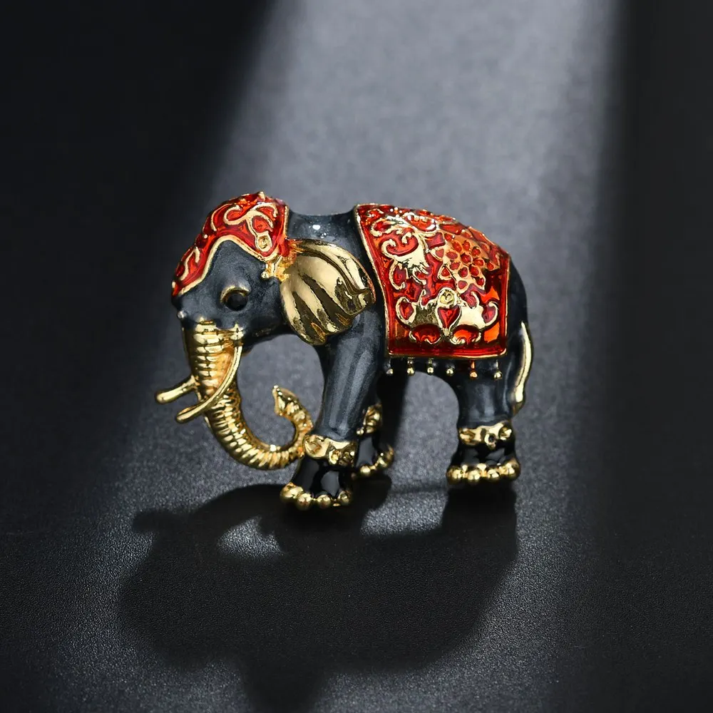 Terreau Kathy Enamel Elephant Brooches Pins Jewelry Gold-color Women Garment Scarf Accessory Rhinestone Crystal Animal Brooch
Terreau Kathy Enamel Elephant Brooches Pins Jewelry Gold-color Women Garment Scarf Accessory Rhinestone Crystal Animal Brooch