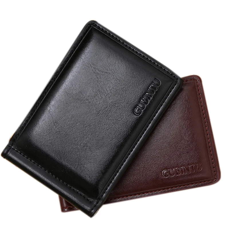 2019 Bags for Men Fashion PU Leather Money Clip Clamp Wallet Business Trifold Purse with Coin Pocket Wallets Gifts
2019 Bags for Men Fashion PU Leather Money Clip Clamp Wallet Business Trifold Purse with Coin Pocket Wallets Gifts