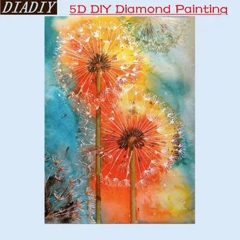 5D diy Diamond painting Plant round crystal embroidery cross stitch kit Red dandelion diamond painting Set for embroidery stitch
5D diy Diamond painting Plant round crystal embroidery cross stitch kit Red dandelion diamond painting Set for embroidery stitch