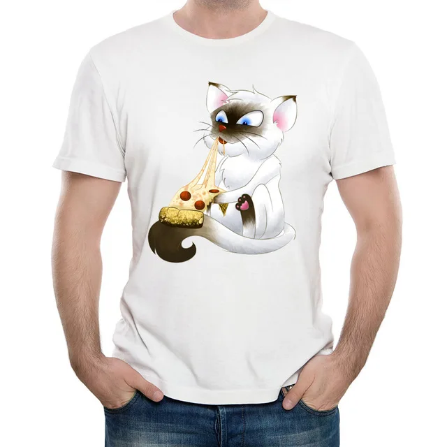 New Harajuku Pizza Cat print T-Shirt Men t-shirt lovely cat print T Shirt summer casual Tops hipster cool boy Tee
New Harajuku Pizza Cat print T-Shirt Men t-shirt lovely cat print T Shirt summer casual Tops hipster cool boy Tee