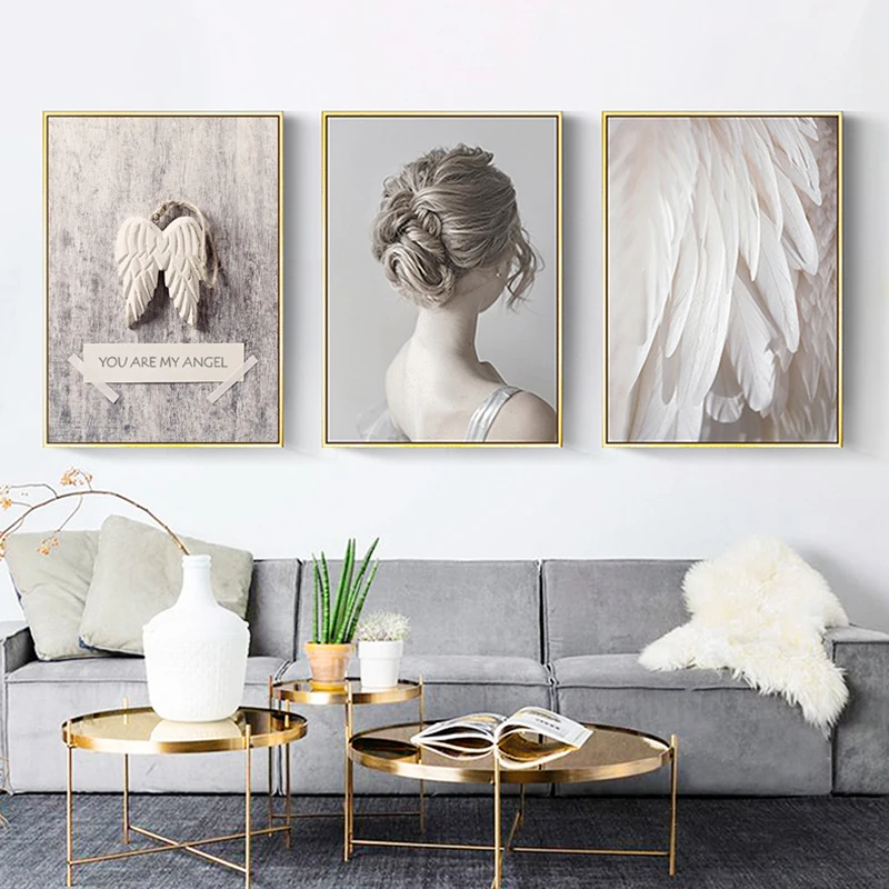 Nordic Poster Girl Feather Print Wall Art Canvas Modern Painting Decorative Pictures for Living Room Scandinavian Home Decor
Nordic Poster Girl Feather Print Wall Art Canvas Modern Painting Decorative Pictures for Living Room Scandinavian Home Decor