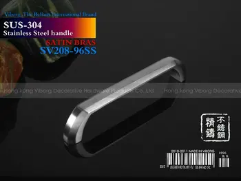 (4 pieces/lot) 96mm VIBORG 304 Stainless Steel Drawer Handles& Cabinet Handles &Drawer Pulls & Cabinet Pulls, SV208-SS-96
(4 pieces/lot) 96mm VIBORG 304 Stainless Steel Drawer Handles& Cabinet Handles &Drawer Pulls & Cabinet Pulls, SV208-SS-96