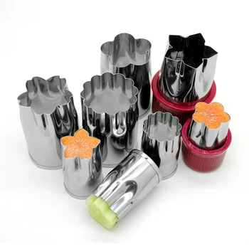 Set of Stainless Steel Flower Shape Rice Vegetable Fruit Cutter Mold Slicer 301-0265
Set of Stainless Steel Flower Shape Rice Vegetable Fruit Cutter Mold Slicer 301-0265