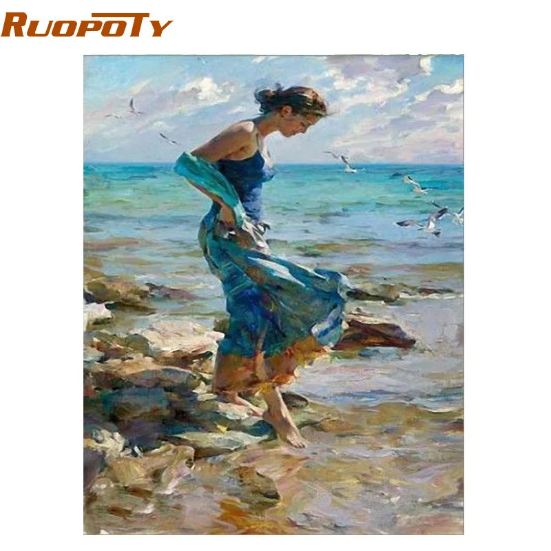 RUOPOTY Frame Girl DIY Painting By Numbers Figure Painting Modern Wall Art Canvas Hand Painted Paint By Number For Home Decor
RUOPOTY Frame Girl DIY Painting By Numbers Figure Painting Modern Wall Art Canvas Hand Painted Paint By Number For Home Decor