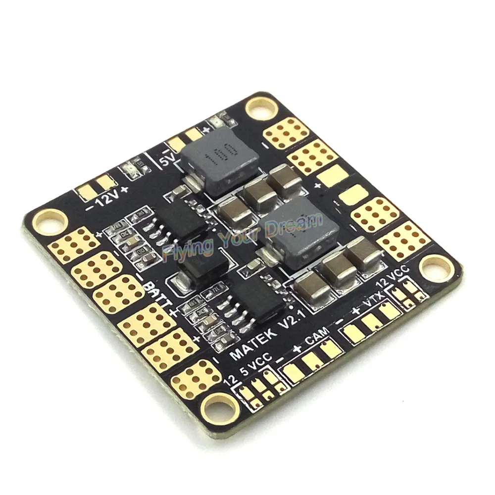 Matek Mini Power Hub Power Distribution Board PDB with BEC 5V & 12V for FPV QAV250 ZMR250 Multicopter Quadcopter
Matek Mini Power Hub Power Distribution Board PDB with BEC 5V & 12V for FPV QAV250 ZMR250 Multicopter Quadcopter