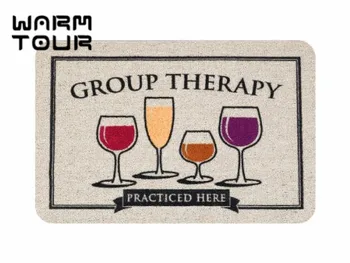 WARM TOUR Group Therapy Wine Doormat Door Mat Non-slip Indoor Outdoor Home Office Doormat 23.6"(L) x 15.7"(W)
WARM TOUR Group Therapy Wine Doormat Door Mat Non-slip Indoor Outdoor Home Office Doormat 23.6"(L) x 15.7"(W)