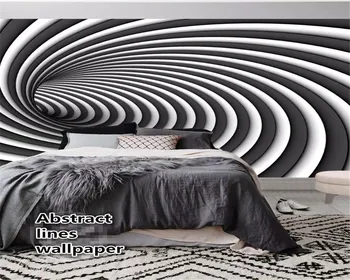 beibehang wallpaper 3d on the wall Custom Nordic minimalist black and white stereo tunnel TV background wall papel de parede 3d
beibehang wallpaper 3d on the wall Custom Nordic minimalist black and white stereo tunnel TV background wall papel de parede 3d