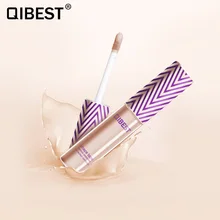 Qibest corretivo à prova dwaterproof água compõem rosto de longa duração contorno poro acne cobertura completa corretivo líquido maquiagem beleza cosméticos(China)