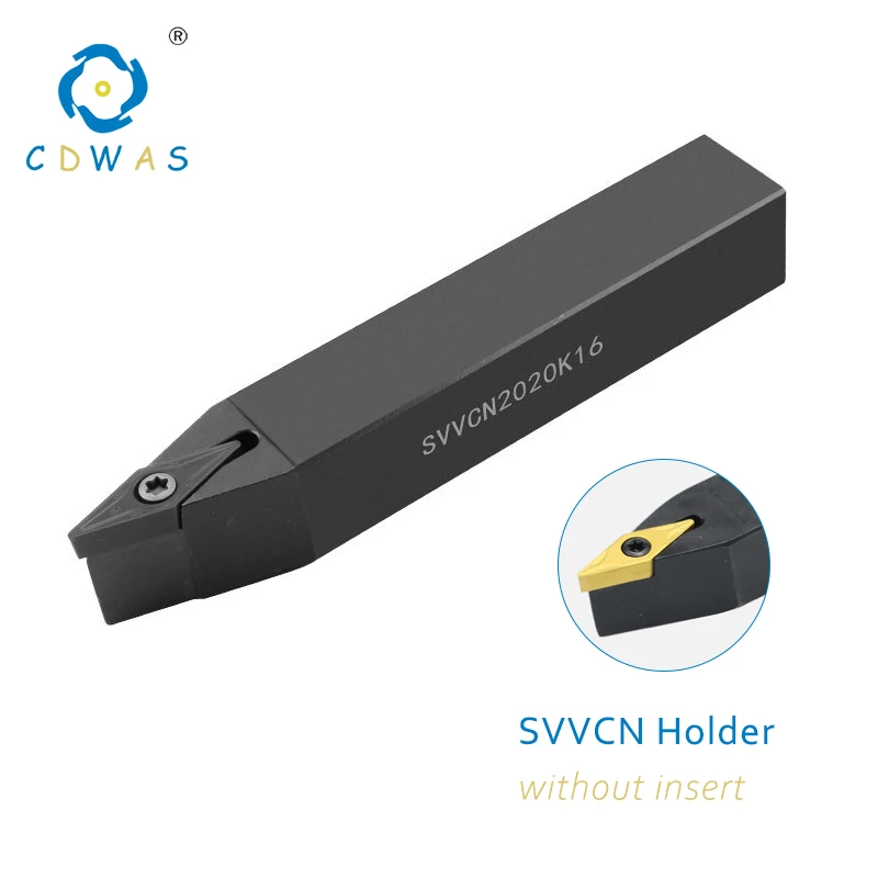 SVVCN1010H11 SVVCN1212H11 SVVCN1616H11 SVVCN1616H16 SVVCN2020K11 SVVCN2020K16 Tool holder for vcmt110304 insert CNC Turning Tool
SVVCN1010H11 SVVCN1212H11 SVVCN1616H11 SVVCN1616H16 SVVCN2020K11 SVVCN2020K16 Tool holder for vcmt110304 insert CNC Turning Tool