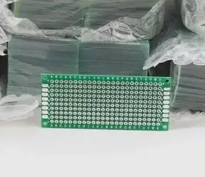 100PCS x 3x7 cm PROTOTYPE PCB 2 layer 3*7 panel Universal Board 2.54mm Double Side Green Board 1.6mm thickness Connector
100PCS x 3x7 cm PROTOTYPE PCB 2 layer 3*7 panel Universal Board 2.54mm Double Side Green Board 1.6mm thickness Connector