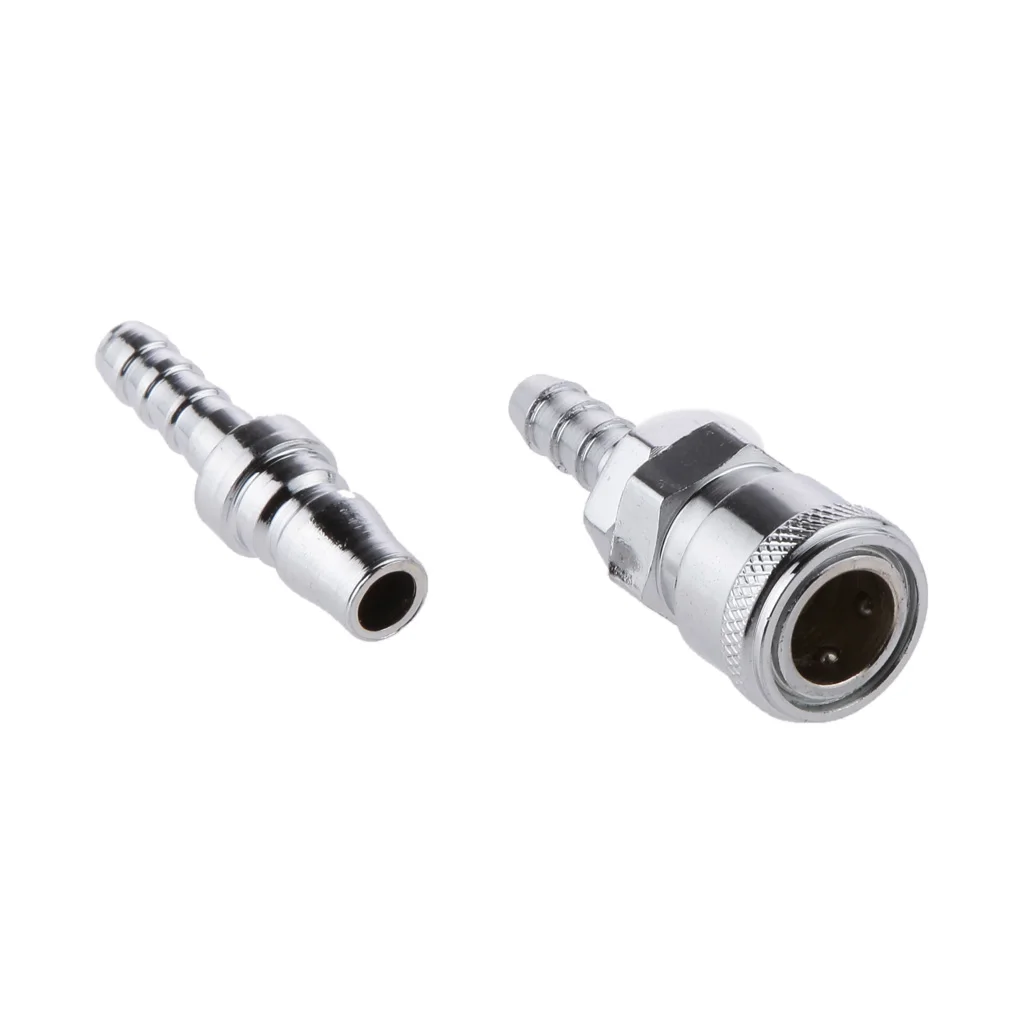 1 Pair Stainless Steel SH20+PH20 Air Line Quick Fittings Air Hose Connector Couplers For 1/4'' Hose Replacement Silver 1 Pair Stainless Steel SH20+PH20 Air Line Quick Fittings Air Hose Connector Couplers For 1/4'' Hose Replacement Silver