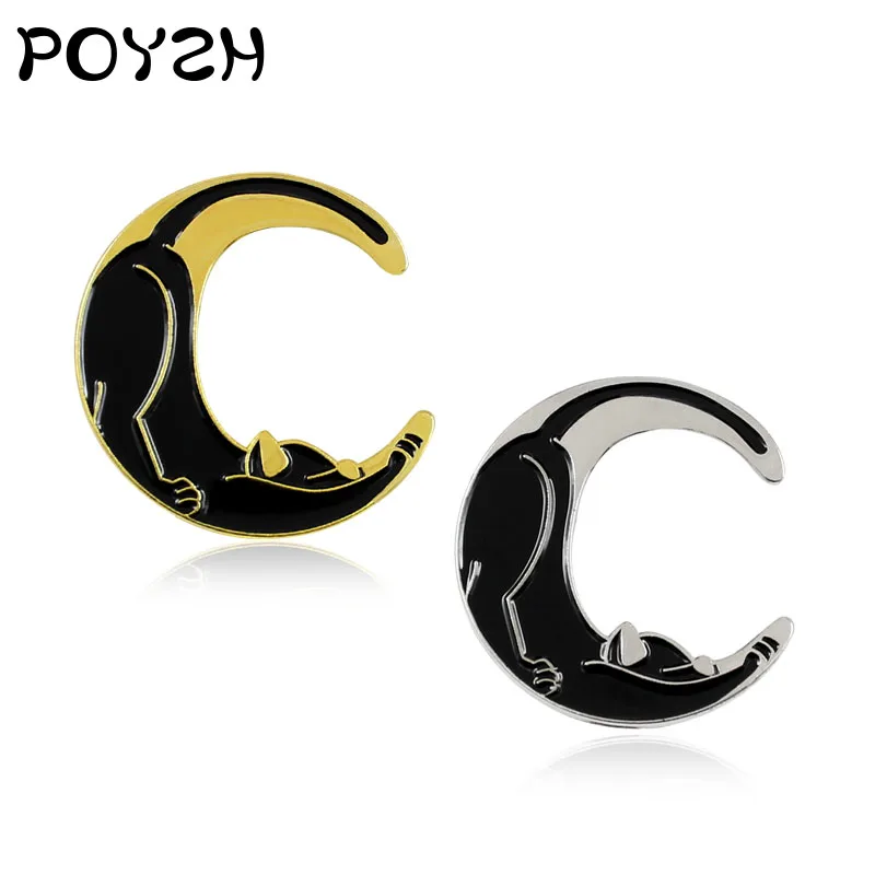 Black stretching cat Moon Enamel Pin Hell Gate Guard Cat Moon Cute Sleepy Creative Cats Brooch Jewelry Animal Badge kids Gift
Black stretching cat Moon Enamel Pin Hell Gate Guard Cat Moon Cute Sleepy Creative Cats Brooch Jewelry Animal Badge kids Gift